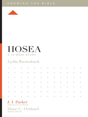 cover image of Hosea: a 12-Week Study
